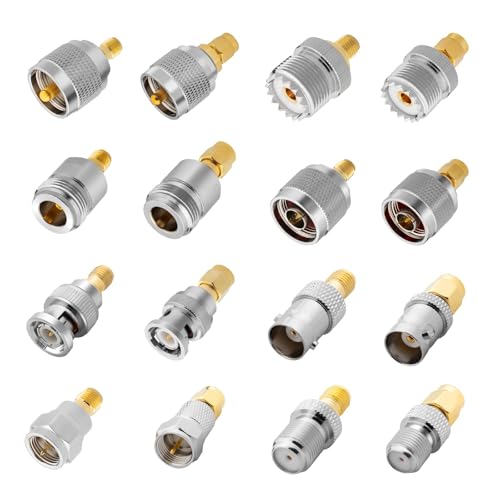 Adaptateur coaxial RF UHF BNC N F vers SMA femelle pour vidéosurveillance