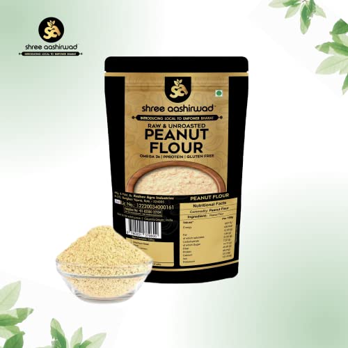 Shree Aanantam 100% Pure & Natural Peanut Flour -400Gram (Pack of 2)