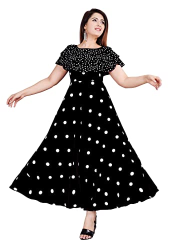 Image of Women's Polka Dot Fit and Flared Royon Dress