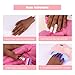 Nail Pratice Training Hand for Acrylic Nails with Stand Bracket,Soft Silicone Maniquin Hand, Flexible Bendable Nail Practice Fake Hand for Nails Art Practice Tool