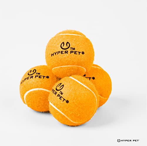 Hyper Pet Mini Tennis Balls For Dogs, Pet Safe Dog Toys For Exercise & Training, Pack Of 4, Orange (0082Orea), Small #TOP6