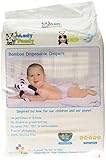 Eco Friendly Premium Bamboo Disposable Diapers by Andy Pandy - Large - for Babies Weighing 20-31 lbs - Large (Pack of 70)