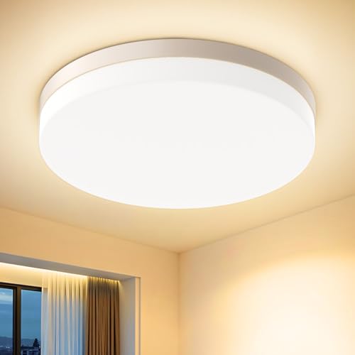 Plafonnier LED plat 48W pour illuminer votre salle de bain et balcon