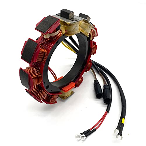 Omgparts Stator For Johnson Evinrude 35-Amp Outboard 185Hp-300Hp 3.0/4.0L 2-Stroke 6/8-Cyl (1988-1994) Boat Parts 173-3415 173-4287 18-5861 0583415 0584287 0763765 #TOP3