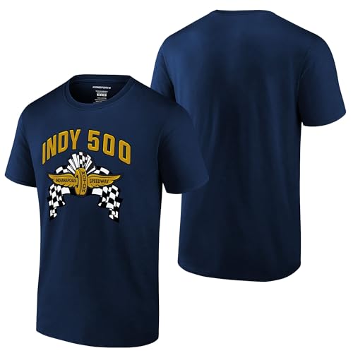 Icon Sports Officially Licensed 109th Indy 500 T-Shirt – Unisex Adult Cotton Tee for Race Fans, Small