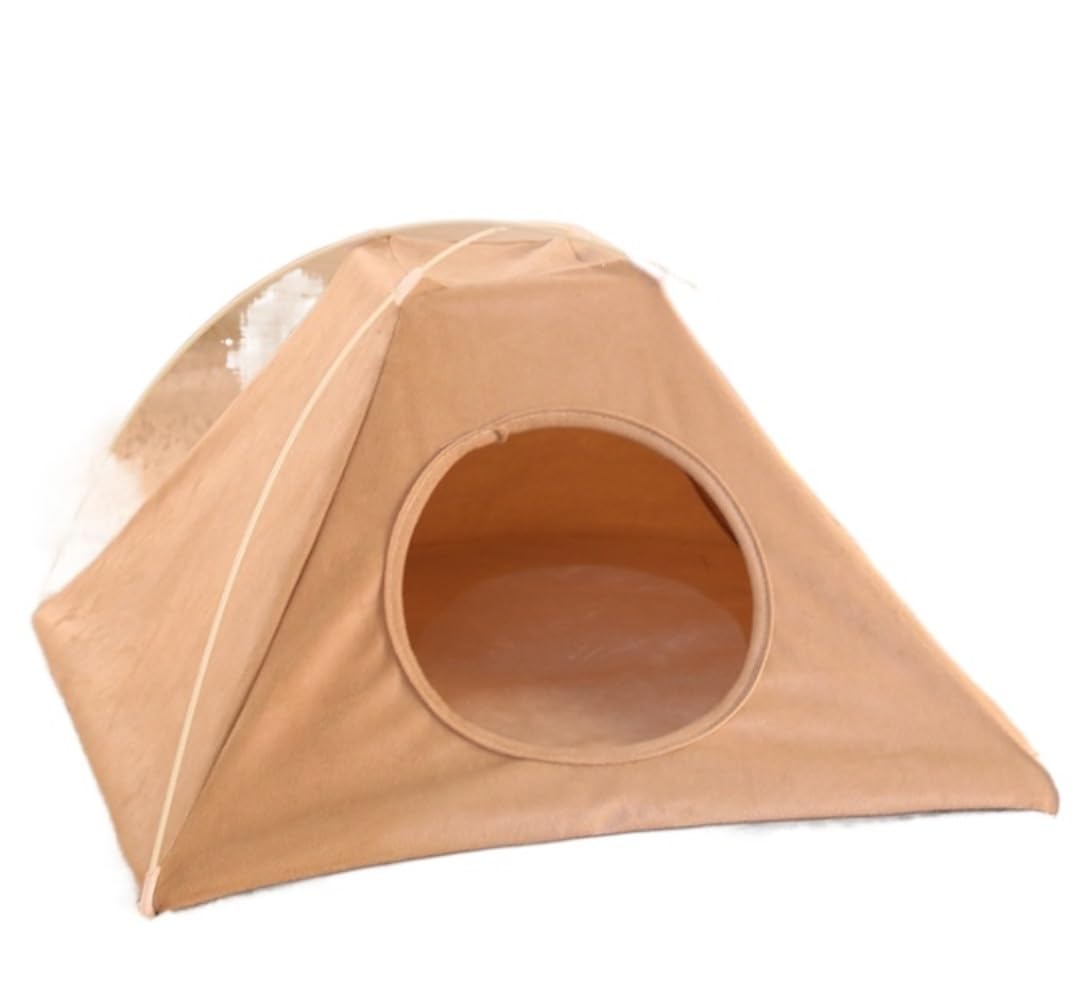 Cama para Perros, Tienda de campaña Plegable for Interiores, Cama for Perros y Gatos, Estera, portátil for Perrera(C)