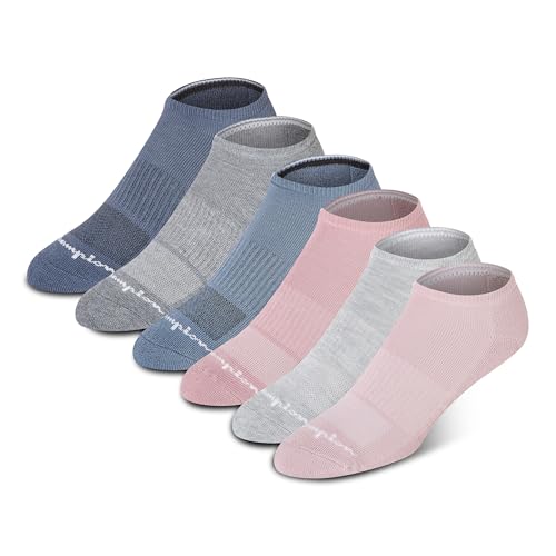 Image of Champion Women's Low Cut Beathable Moisture-Wicking Athletic Socks (6-Pack)