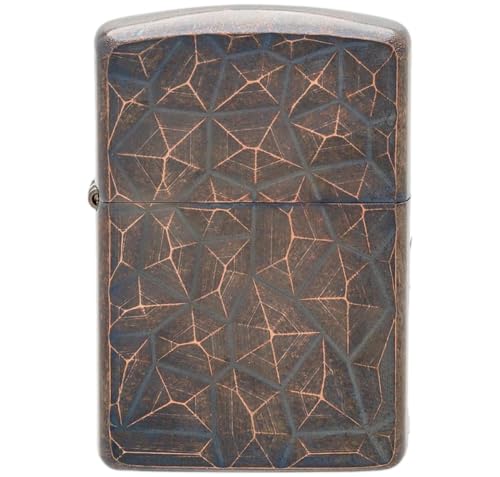 Encendedor Zippo Oil con diseño Armor cobre miniatura 1