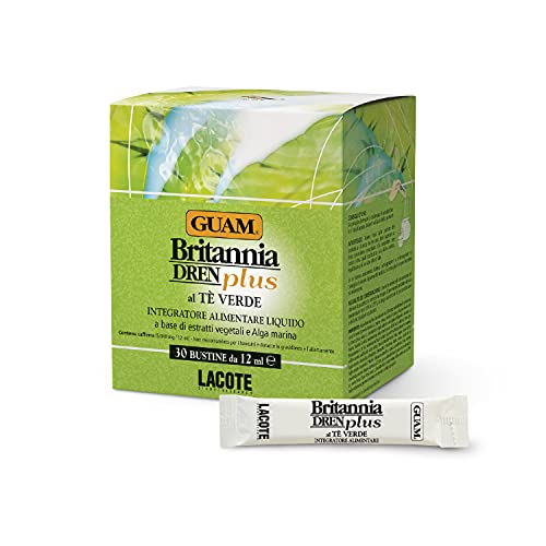 Guam Britannia Dren Plus Green Tea 30 Bags From 12Ml By Lacote Srl