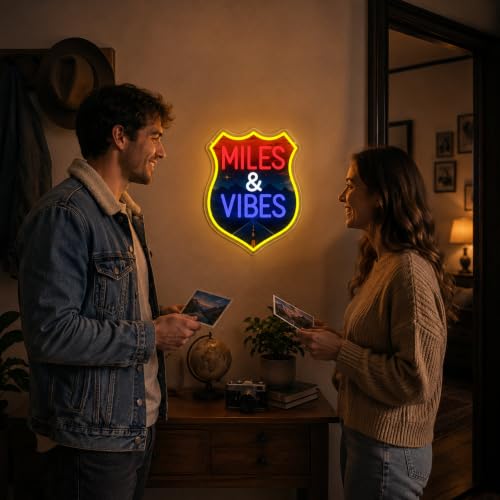Image of Miles & Vibes LED Neon Sign for Wall Decor