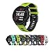 Produktbild 20mm Ersatz-Smartwatchband Schnellverschluss & einfache Passformkompatibel mit Modell: Garmin Venu2/Venu SQ/Vivoactive4 (Grün + Schwarz)