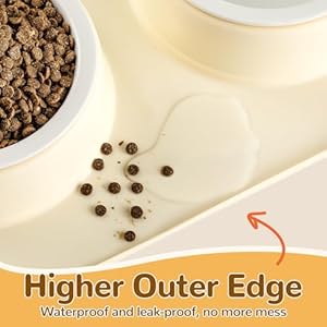 1.5Cup Pet Bowl with Mat Set, 2 Ceramic Dog Bowls for Small Size Dog, Non-slip Waterproof Silicone Dog Feeding Mat, Puppy Dog Food Bowl, Dog Supplies, Pet Accessories, BPA Free——Beige 1.5Cup Pet Bowl with Mat Set, 2 Ceramic Dog Bowls for Small Size Dog, Non-slip Waterproof Silicone Dog Feeding Mat, Puppy Dog Food Bowl, Dog Supplies, Pet Accessories, BPA Free——Beige