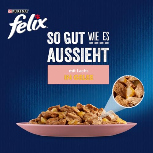 FELIX So gut wie es aussieht in Gelee, mit Lachs, 26 x 85g – Ansicht 3