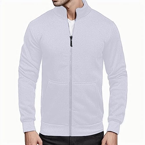 Veste d'hiver pour homme avec sweat à capuche et fermeture éclair