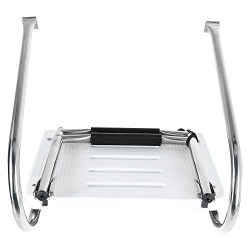 image for YaeMarine 2 Step Fiberglass Platform Ladders, Inboard Boat Ladder, Und