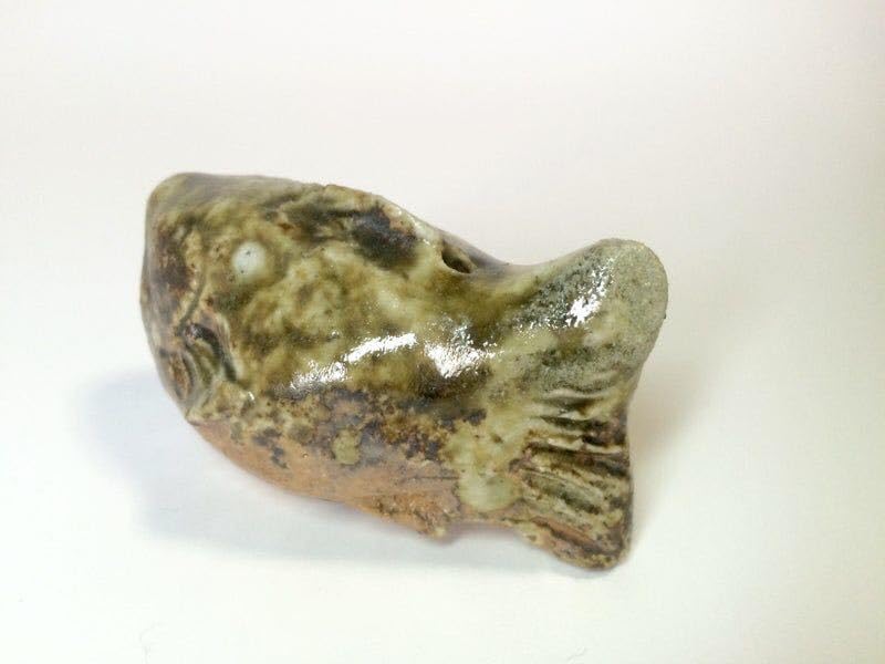 『河豚 水滴』　鹿児島寿蔵　/紙塑人形 人間国宝 信楽 書道道具 Amazon | 『河豚水滴』鹿児島寿蔵紙塑人形人間国宝信楽書道道具 303