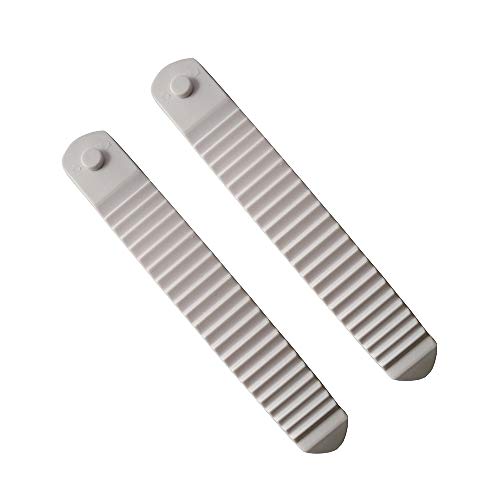 UP100® One Pair White Snowboard Binding Parts Ankle/Toe Ladder Straps for Ratchet Buckle Snowboard Boots (Length 160mm no Hole)