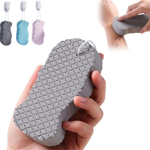 Esponja de baño exfoliante mágica, bola exfoliante corporal mejorada 2025, esponja de baño exfoliante súper suave, suave y reutilizable para baño y ducha