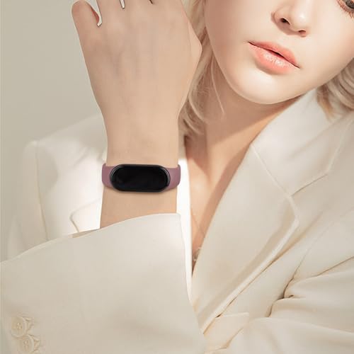 3 Pack Sport Straps for Xiaomi Mi Band 8/9/10, Soft Silicone Replacement Bands for Xiaomi Mi Band 8 &Xiaomi Mi Band 9& Xiaomi Mi Band 10 Fitness Tracker