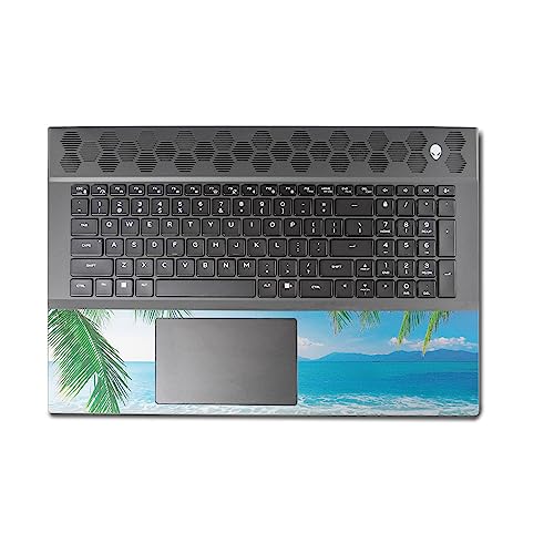 Image of MightySkins Skin Compatible with Alienware M18 R1 (2023) Full Wrap Kit - Pristine Beach | Protective, Durable, and Unique Vinyl Decal wrap Cover | Easy to Apply & Change Styles | Made in The USA