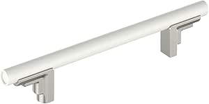 Signature Hardware 954042-5116 Anberlin 5-1/16 Inch Center to Center Bar Cabinet Pull - Satin Nickel