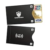 YARONGTECH Bloqueo RFID - Anti FRAUDE - Protectores Funda para Tarjetas de Credito Débito Sanitaria Identificaciones - Protector Pasaporte - Protección 100% de RFID NFC (Pack de 10)