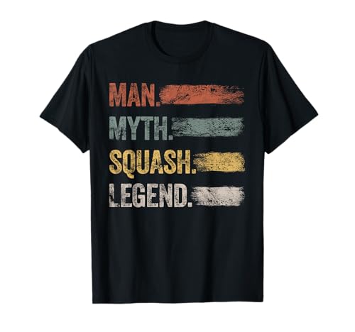 The Squash Legend Retro Tennis Men Squash T-Shirt