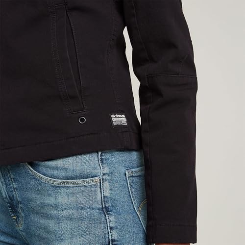 Miniatura 6 de G-Star Para Mujer Chaqueta Biker, Negro Dk Black D25990-D922-6484 , L