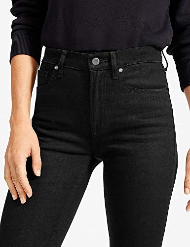 Demon&Hunter 617 Series Women Jeans High Waisted Slim Ladies Black Pant Plus3