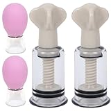 Jesakmie 4pcs Nipple Correctors Suckers for Correcting Flat Inverted Nipples to Help Breastfeeding Mother or Women