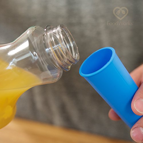 Foodworks Silicone Ice Pop Maker Molds/Popsicle Molds, Set Of 6 #TOP3