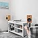 Kanto YU6BAMBOO Powered Bookshelf Speakers with Bluetooth and Phono Preamp | Pair | Bamboo