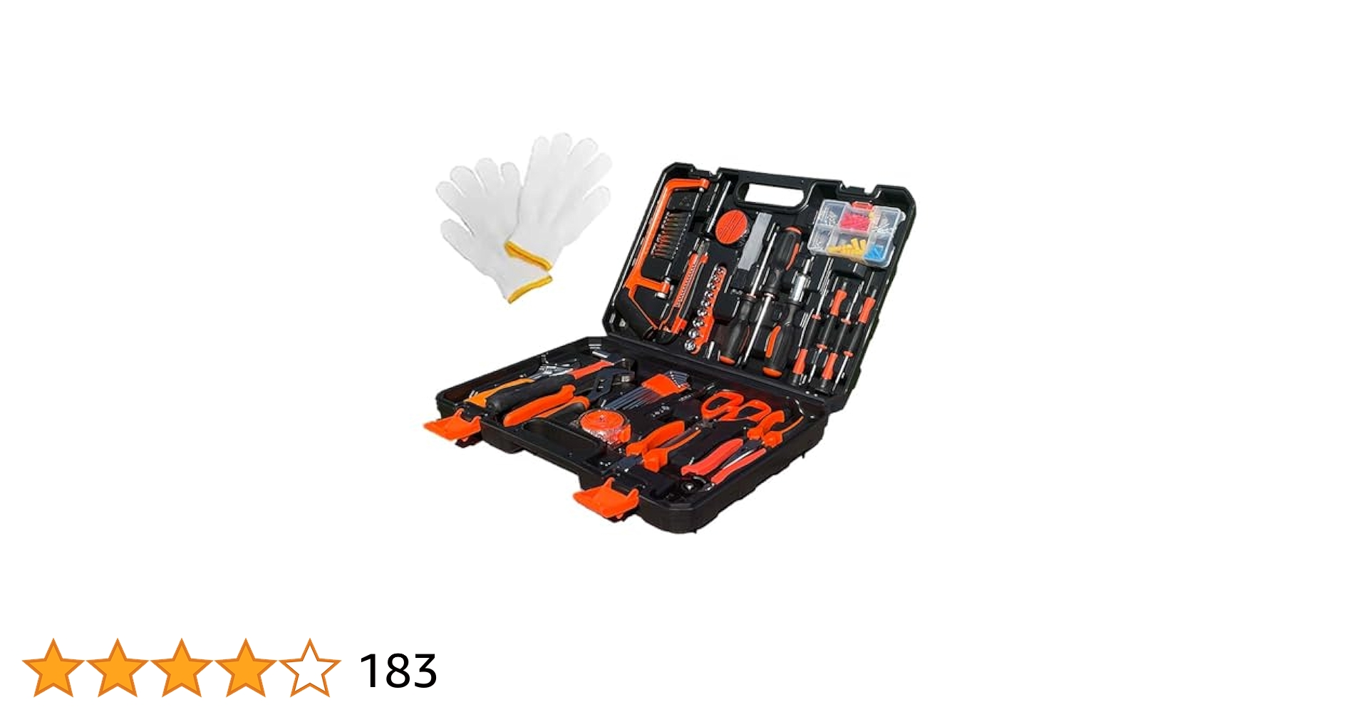 Amazon | 【102点セット】 工具 工具セット 軍手付き ホーム