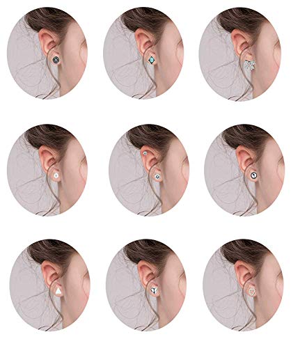 BESTEEL 36 Orecchini per Uomo Donna Ragazze