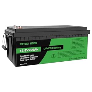 DATOUBOSS 12V 200Ah LiFePO4 Deep Cycle Batterie