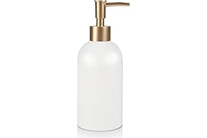 Chic 14oz Ceramic Soap Dispenser in Golden Radiance