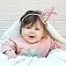PATRDIO Rose Gold 1/2 Birthday Hat - Bow 6 Month Birthday Party Decorations, Glitter Number Cone Hat, Princess Bow Hat, Rose Gold Half Birthday Crown and Cake Smash Props