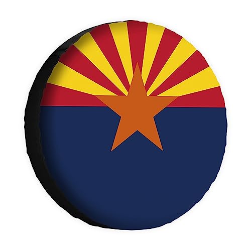 Cafetime Arizona AZ State Flag Spare Tire Cover Wheel