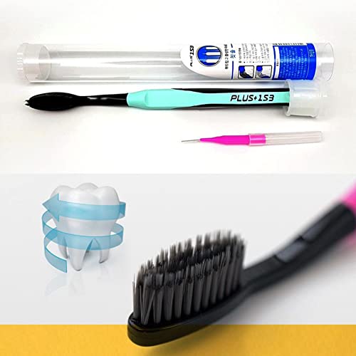 Hw Global Extra Soft Brush Toothbrush Set For Adults Children Manual Toothbrushes Dental Oral Clean Care Interdental Brush Kit Storage Case 4 Pack #TOP3