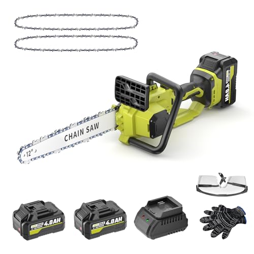 SEYVUM Brushless 12 Inch Chainsaw Cordless