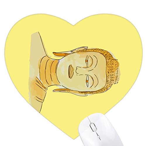 N/A N/A - Buddha Gold sandwich coagulation image Jeux de tapis de souris en forme de coeur