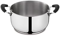 Lagostina Gioiosa Casseruola Fonda con 2 Maniglie, Acciaio Inox 18/10, Diametro &Oslash; 18 cm, 2.3 Litri, Pentola Induzione, Gas e Forno fino a 250 &deg;C, Finitura Lucida Esterna e Satinata Interna