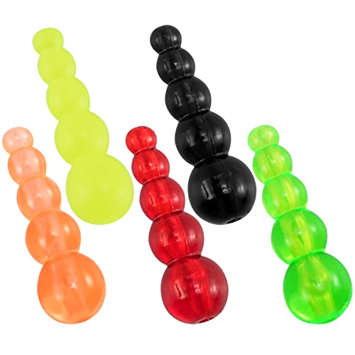 Dr.fish 50 Pack Stack Beads Fishing Beads Lure Making Supplies Walleye Rig Fishing Spinner Fishing Inline Spinner Salmon Eggs Mixed Color #TOP28