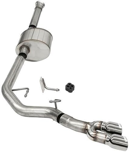 Corsa - Ford F-150 SuperCabcaja de 6.5 pulgadas 2021-2022 5.0L V8 Xtreme Cat-Back Delantero de salida del neumático pulido (21147)