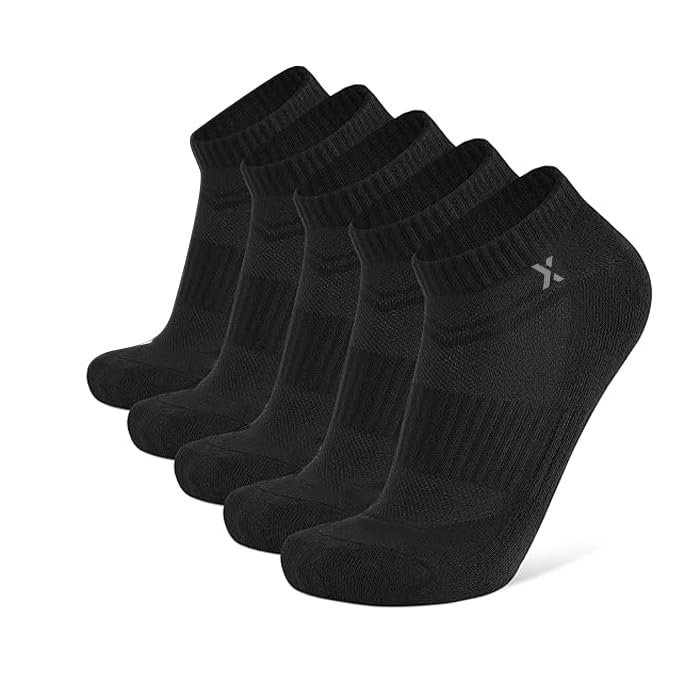 unaar Lowcut Activeline Black Socks - Low-cut Cotton Socks for Men and Women, Ideal for Sports and Daily Use, Breathable and Durable Design – Pack of 5-picture-23