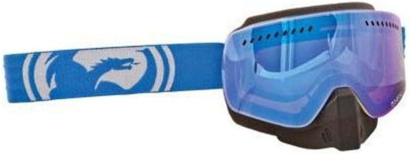 Dragon Alliance 722-1905 NFXS Snow Goggle Blue/White Split w/Blue Steel Lens