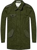 scotch soda daunenjacke herren  Scotch & Soda Maison Damen Military Jacke in Special Camouflage Print, Grün (Military Green 65), Small