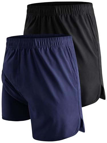 Short de course 2 en 1 homme évite les irritations short de running avec poches