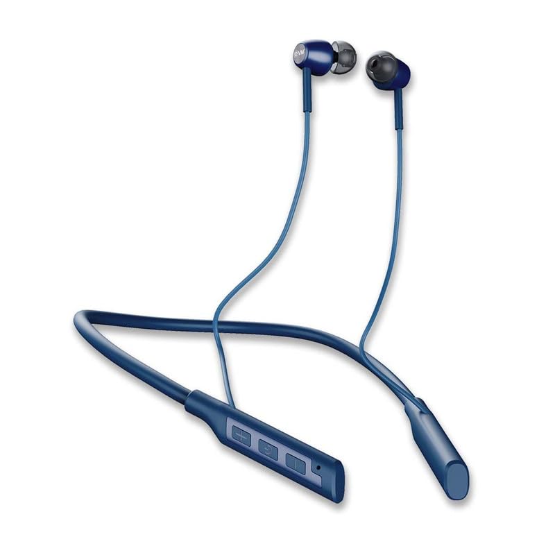 EVM EnWave Bluetooth Neckband with Mic – 30 Hours Playtime, BT 5.3 – Lightweight & Comfortable- 1 Year Warranty (EVM-NB-028-Black) EVM EnWave Bluetooth Neckband with Mic – 30 Hours Playtime, BT 5.3 – Lightweight & Comfortable- 1 Year Warranty (EVM-NB-028-Black)
