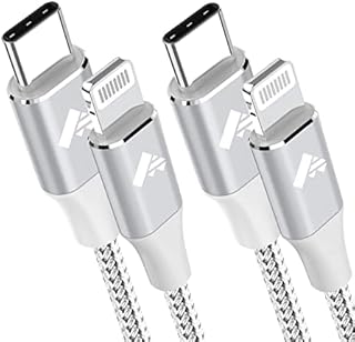 USB C to Lightning Cable,Yosou[2Pack 1M 2M]USB C iPhone Charger Cable MFi Certified Braided PD Fast Lightning to Type C Charging Cable Compatible with iPhone 13 12 11 Pro Max Mini XR XS 8 Plus SE,iPad